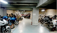 バイク駐車場のセキュリティ